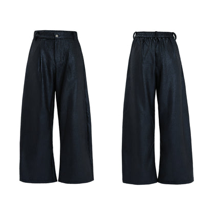 【25s Nov.】Waxed Distressed Leather Trousers