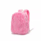 Plush Tassel Versatile Colorful Backpack