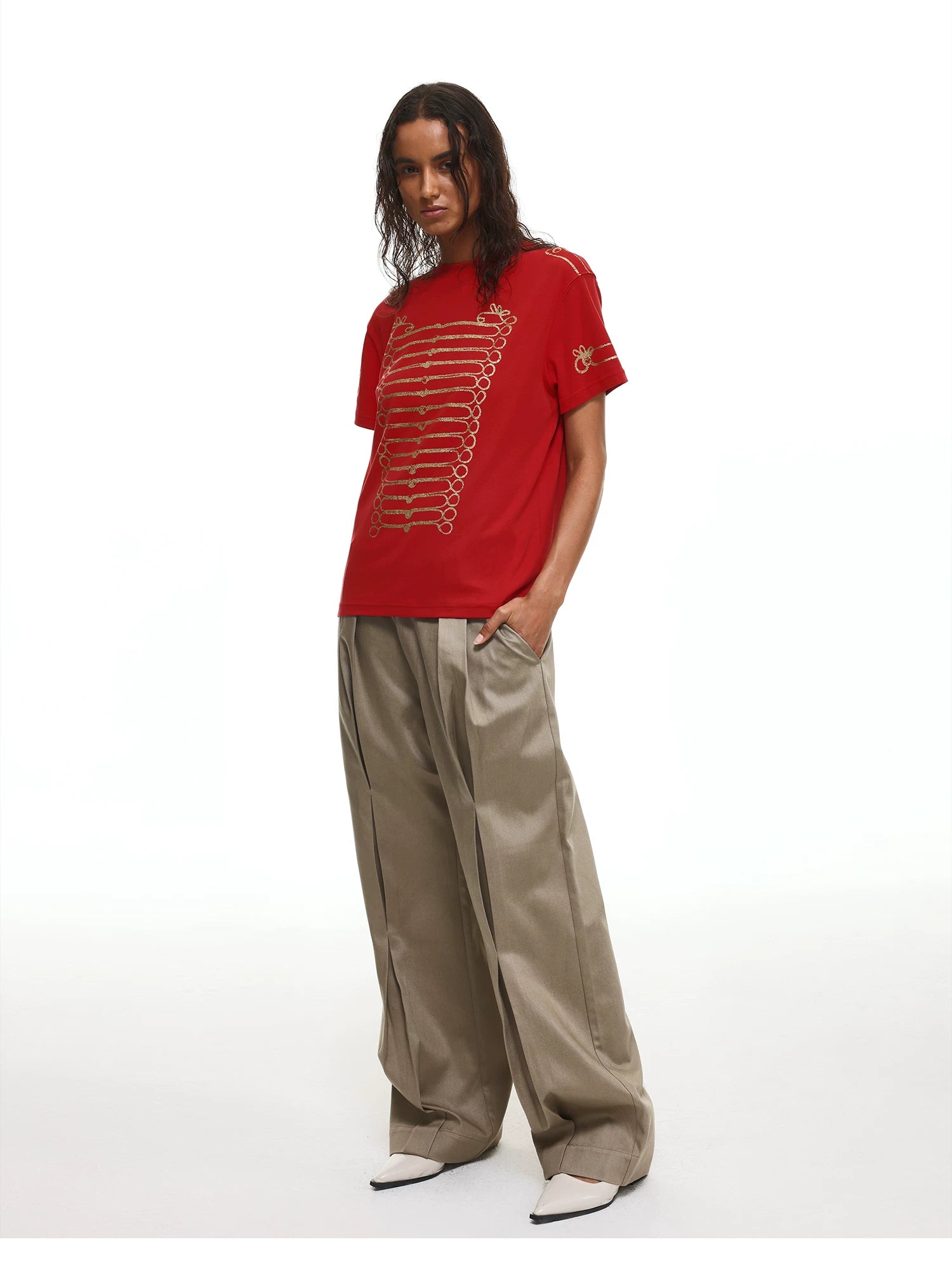 【26s May】Napoleonic Court Printed Slim Tee