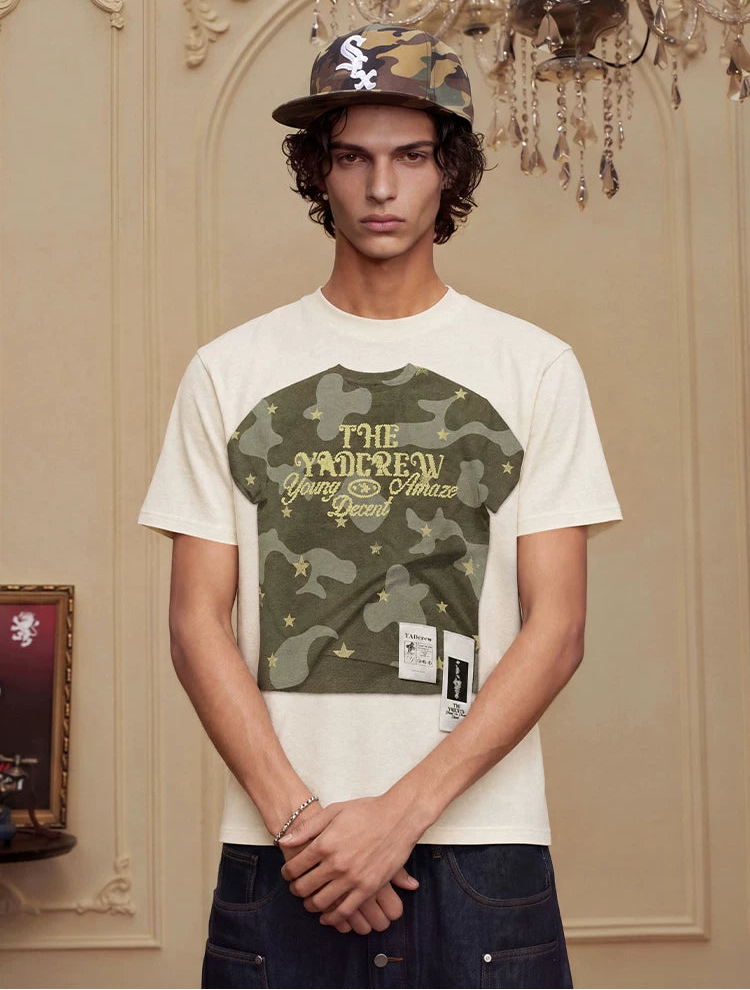Camo Layered Graphic Tee