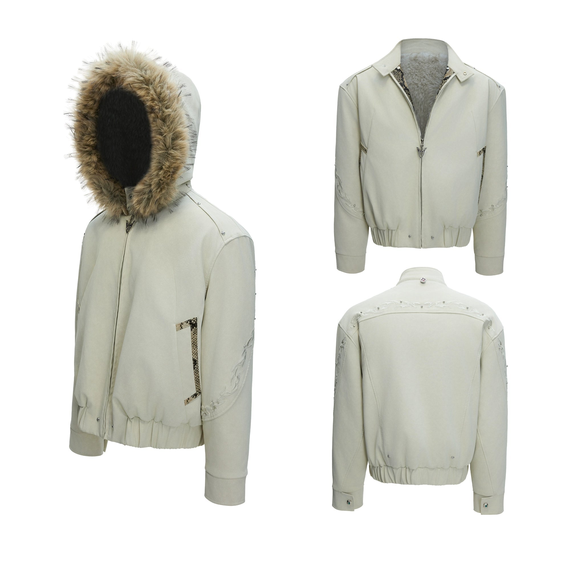 【25s Dec.】Embroidered Washed Cotton Jacket