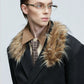【25s Nov.】Elegant Detachable Fur Collar Wool Suit/Trousers