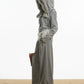 【25s Oct.】Vintage Grey Fur Collar Hooded Sweatshirt