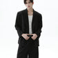 【25s Nov.】Retro V-neck Suit Jacket/Casual Pants