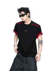【26s Apr.】Reversible Contrast Oversized Sleeve Tee