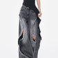 【25s Jul.】Frayed Ripped Oversized Wide-Leg Pants