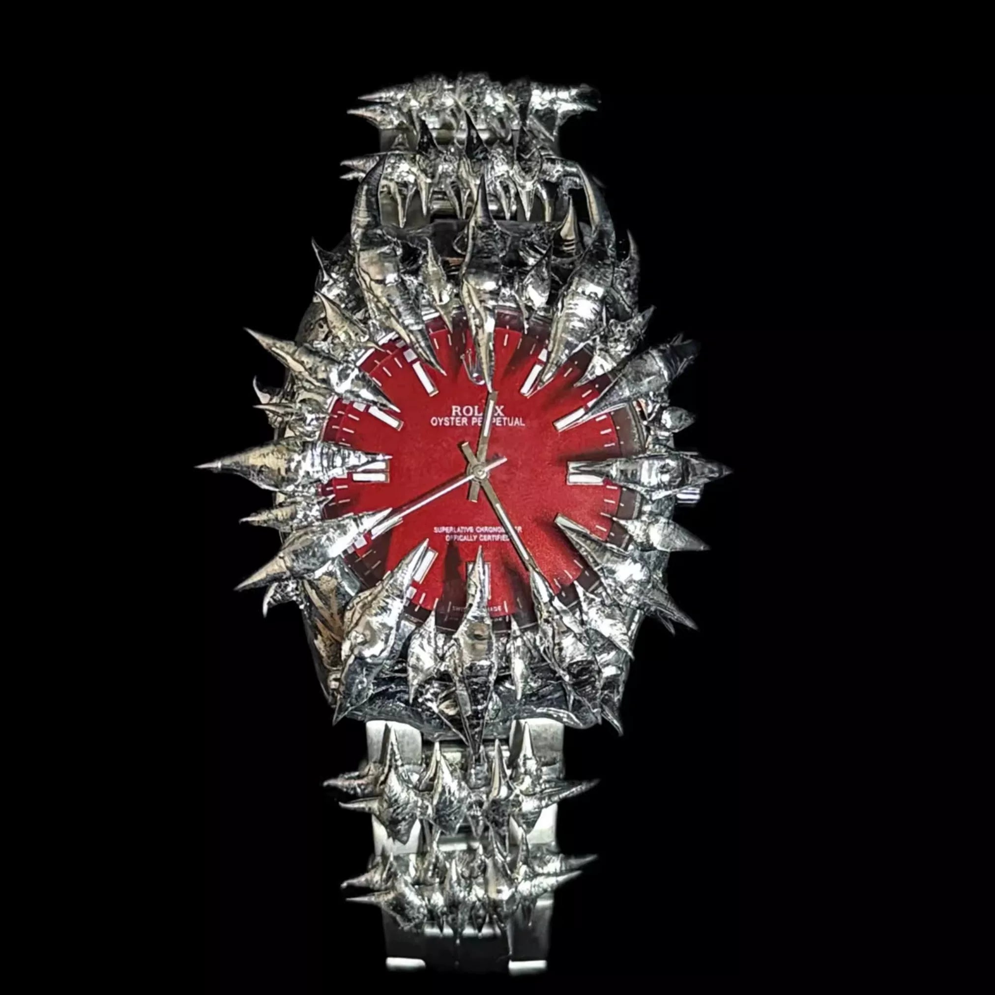 Handcrafted Vampire Dragon Scale Watch