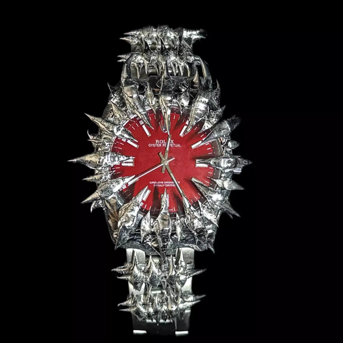 Handcrafted Vampire Dragon Scale Watch