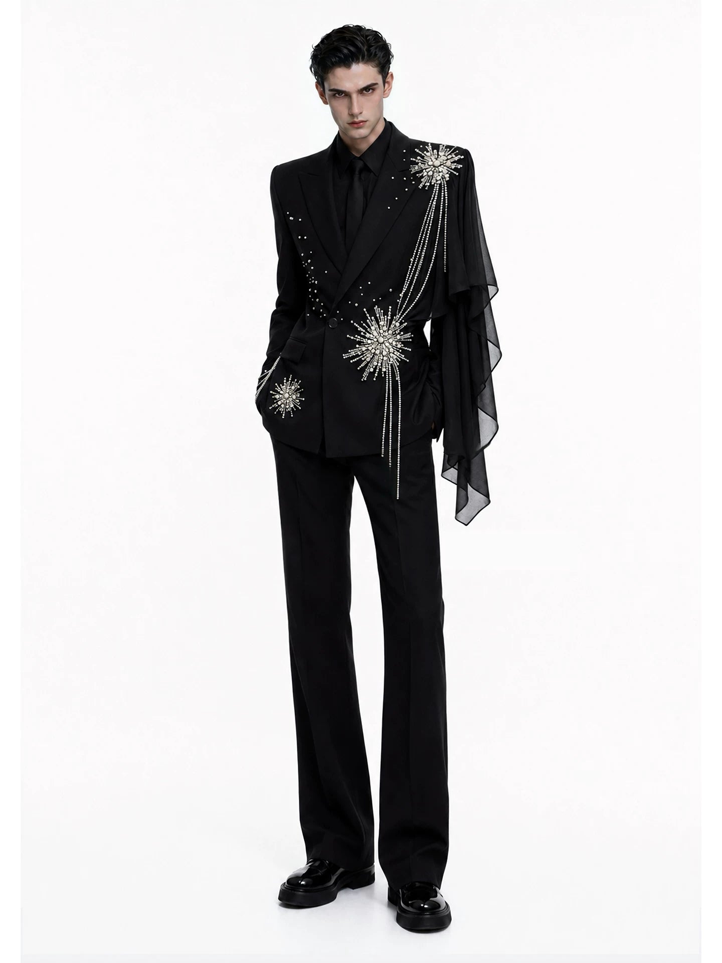 Starburst Sculpted Waist Blazer