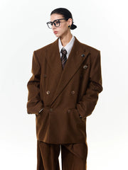 【26s Apr.】Striped Relaxed Tailored Jacket / Pants