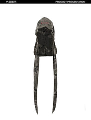 Distressed Camo Embroidered Durag