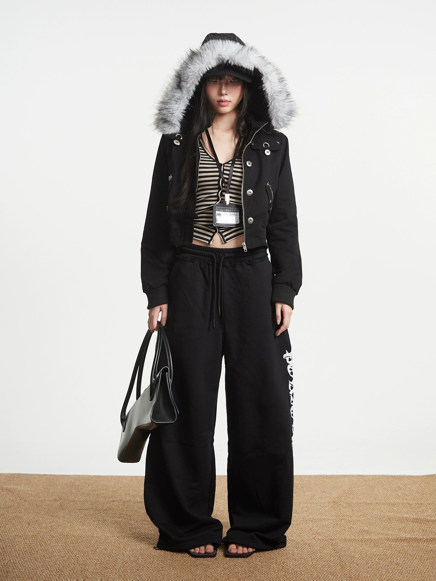 【25s Oct.】Vintage Hooded Fur Collar Jacket