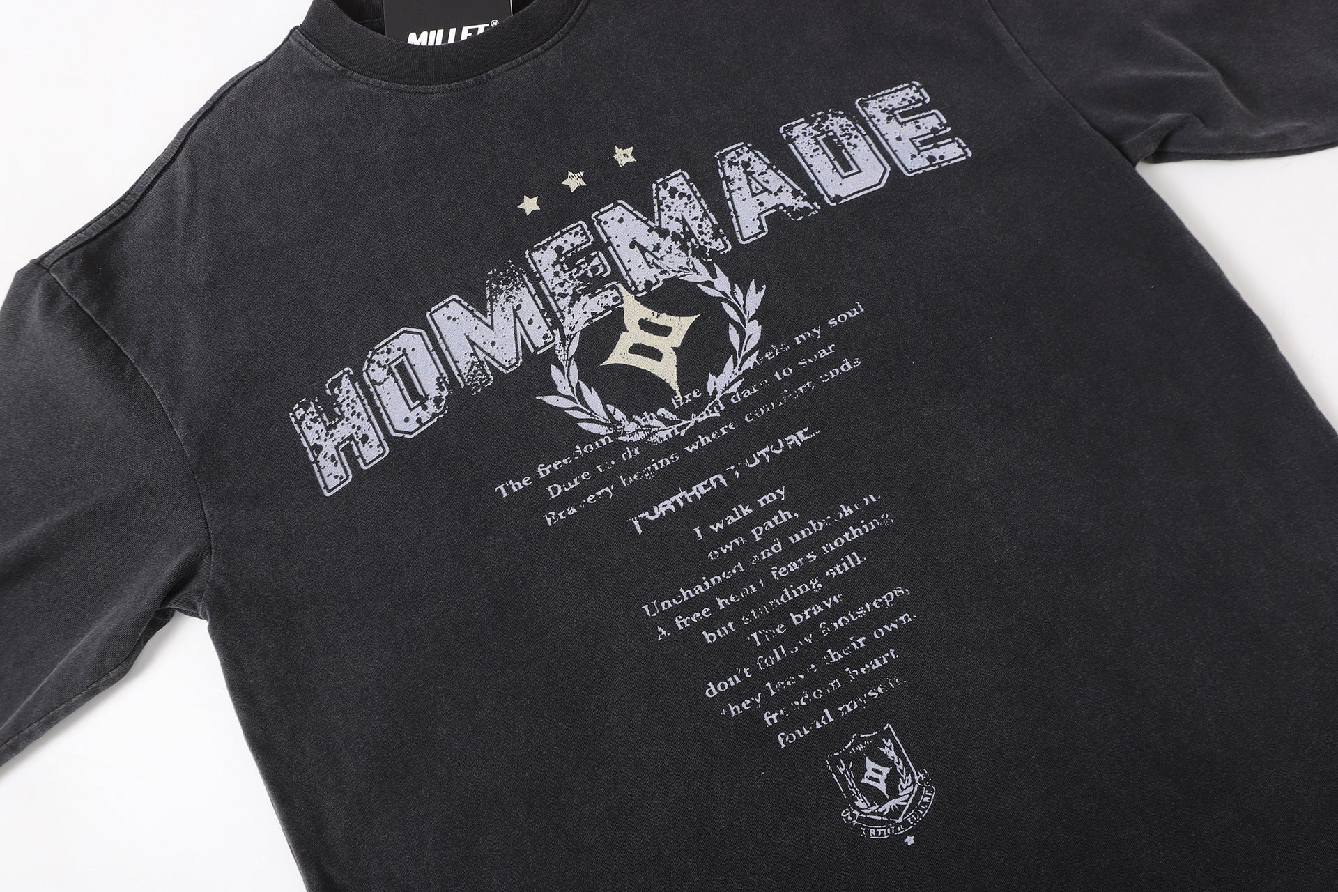 Layered Distressed Washed Long Sleeve Tee