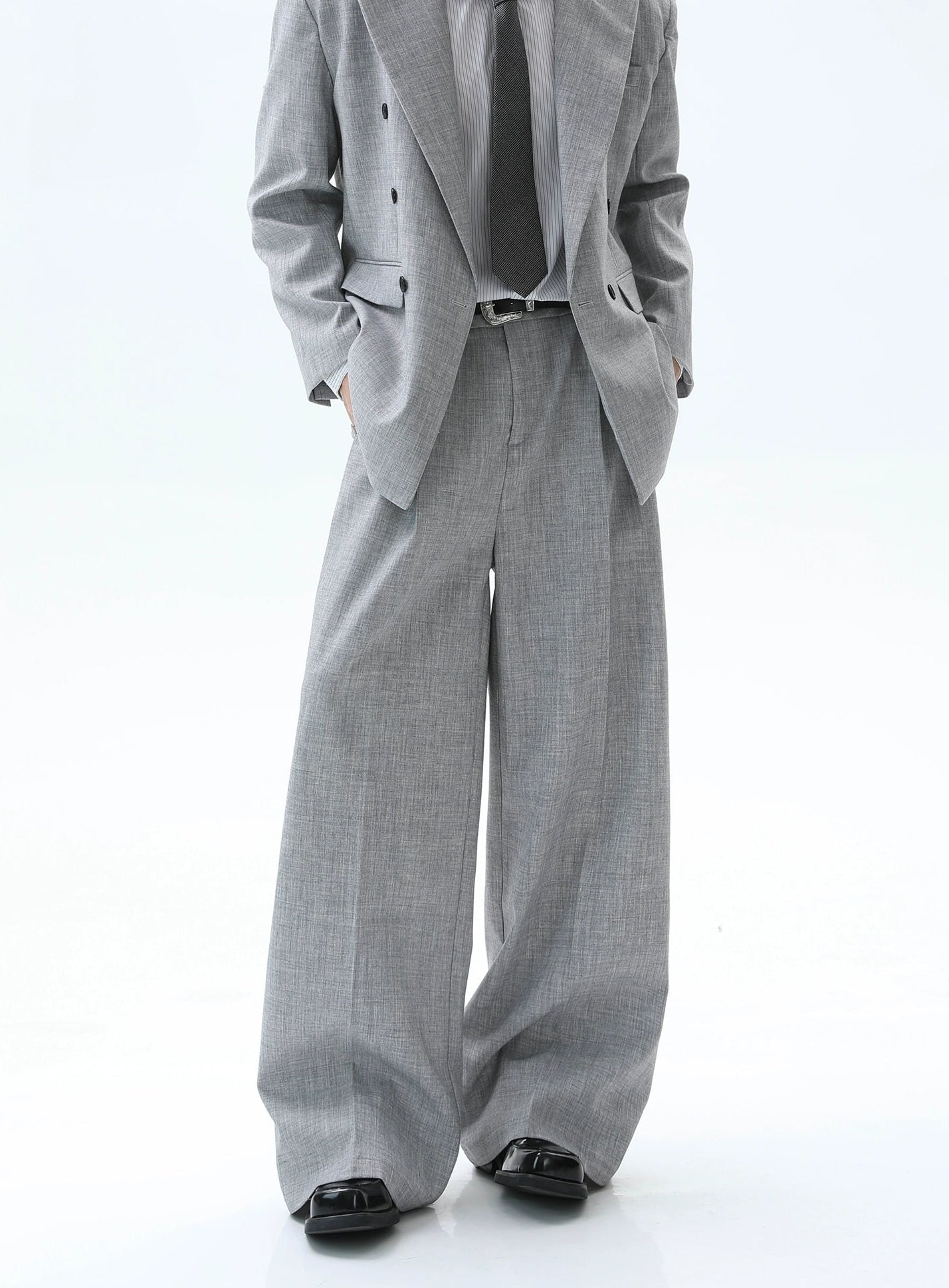 【25s Nov.】Retro V-neck Suit Jacket/Casual Pants