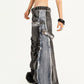【25s Oct.】Punk Heavy-duty Raw-edge Washed Distressed Jeans