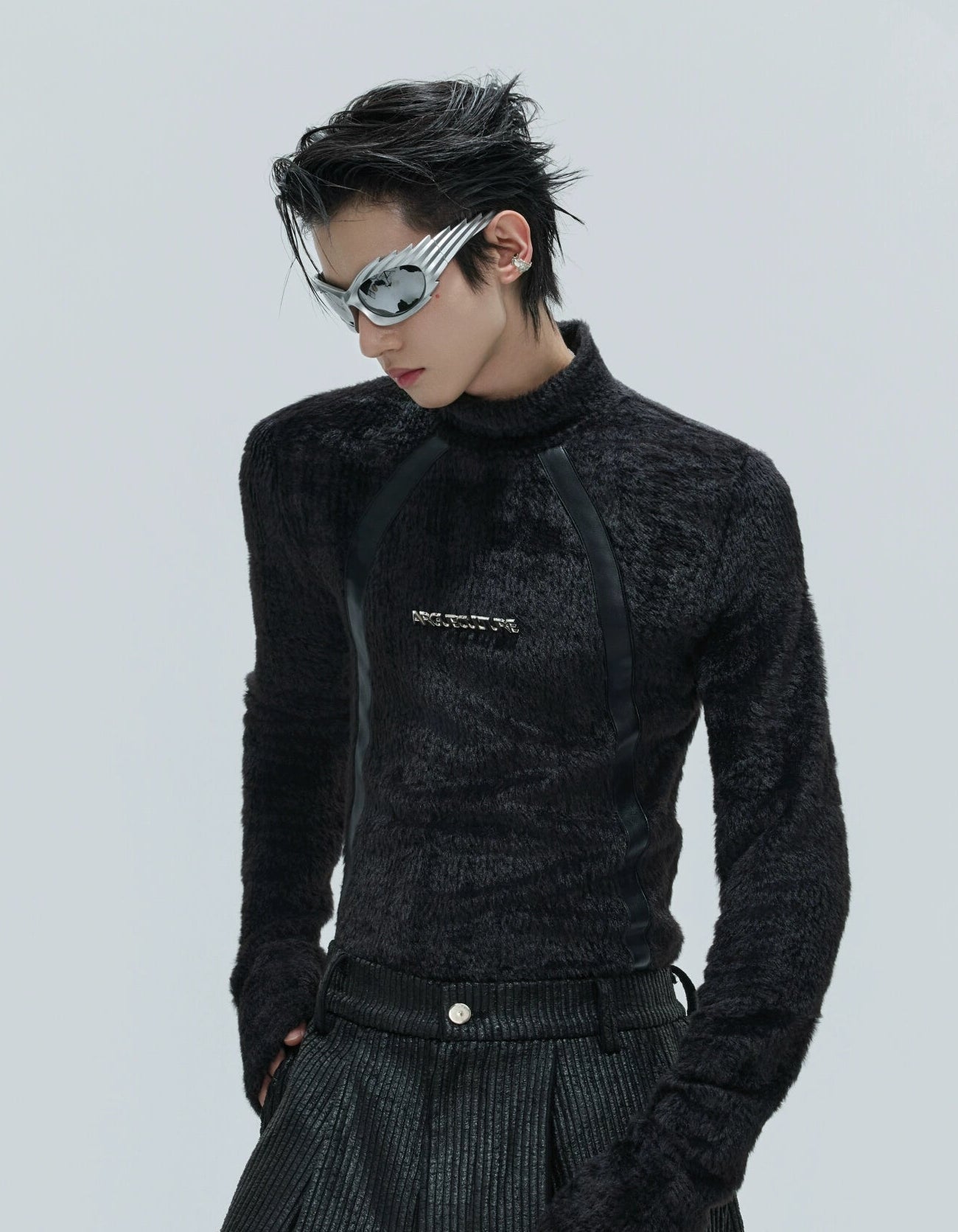 【25s Nov.】Deconstructed Faux Mink Turtleneck Bottoming Shirt