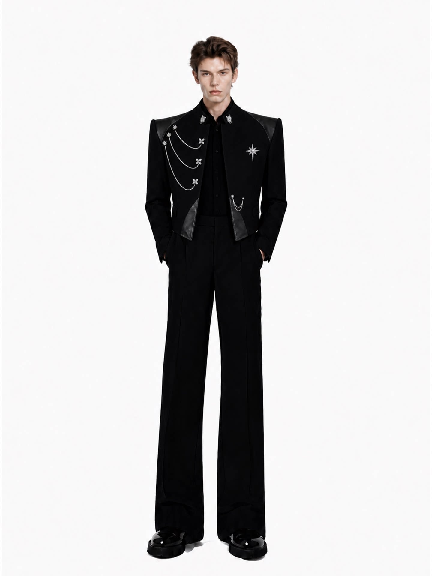 Starfish Sculpted Cropped Blazer