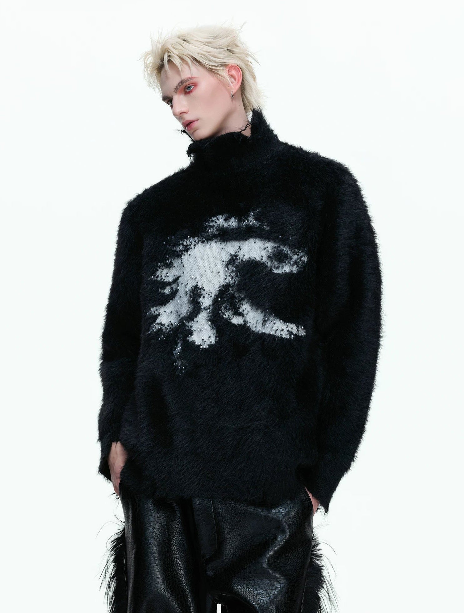 【26s Jan.】Simple and Cozy High-neck Knit Sweater