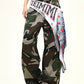 【25s Aug.】Detachable Panel Camo Wide-Leg Trousers