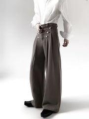 Napoleon Button Detail Trousers