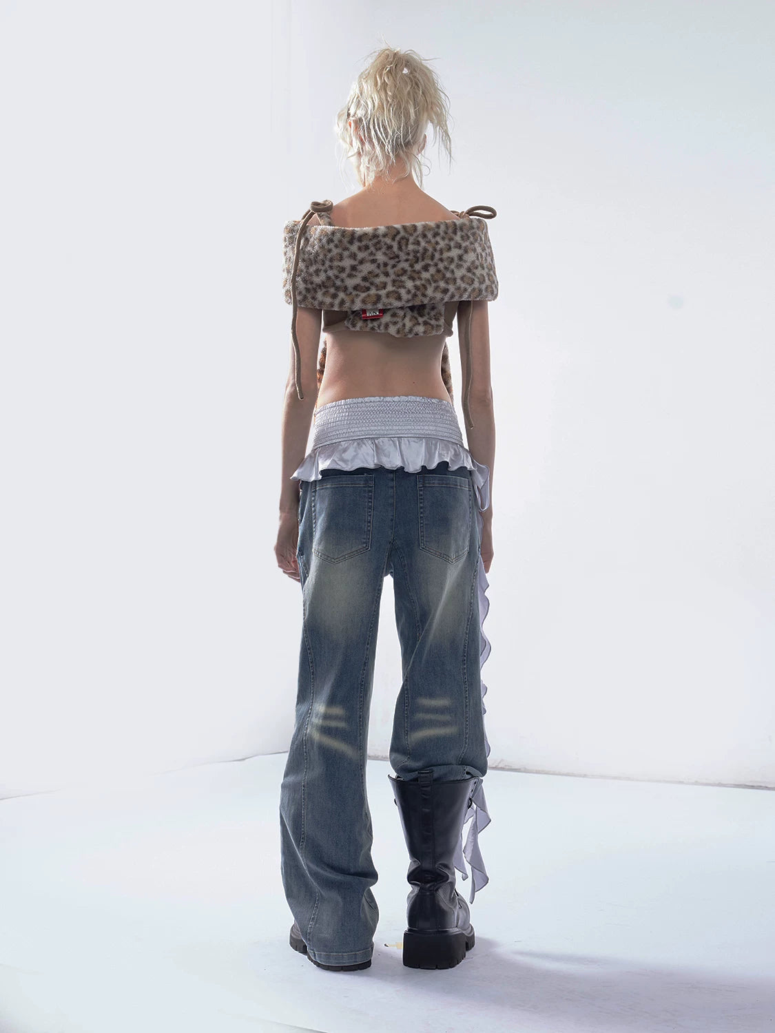 【26s Mar.】Boxing Patchwork Wide Denim