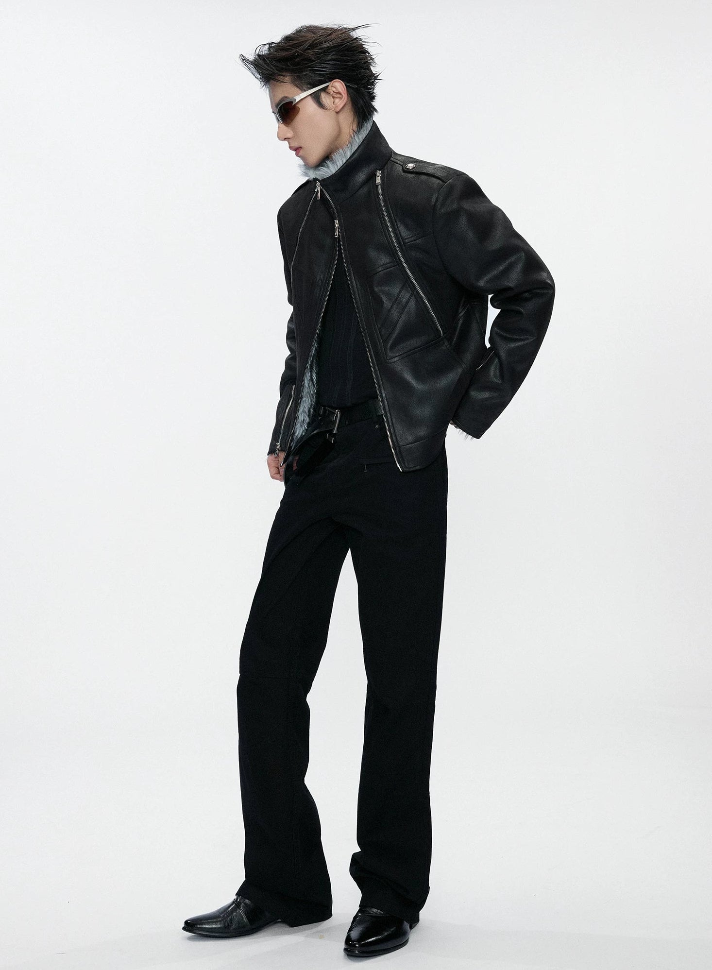 Multi-Panel Utility Zip Pants