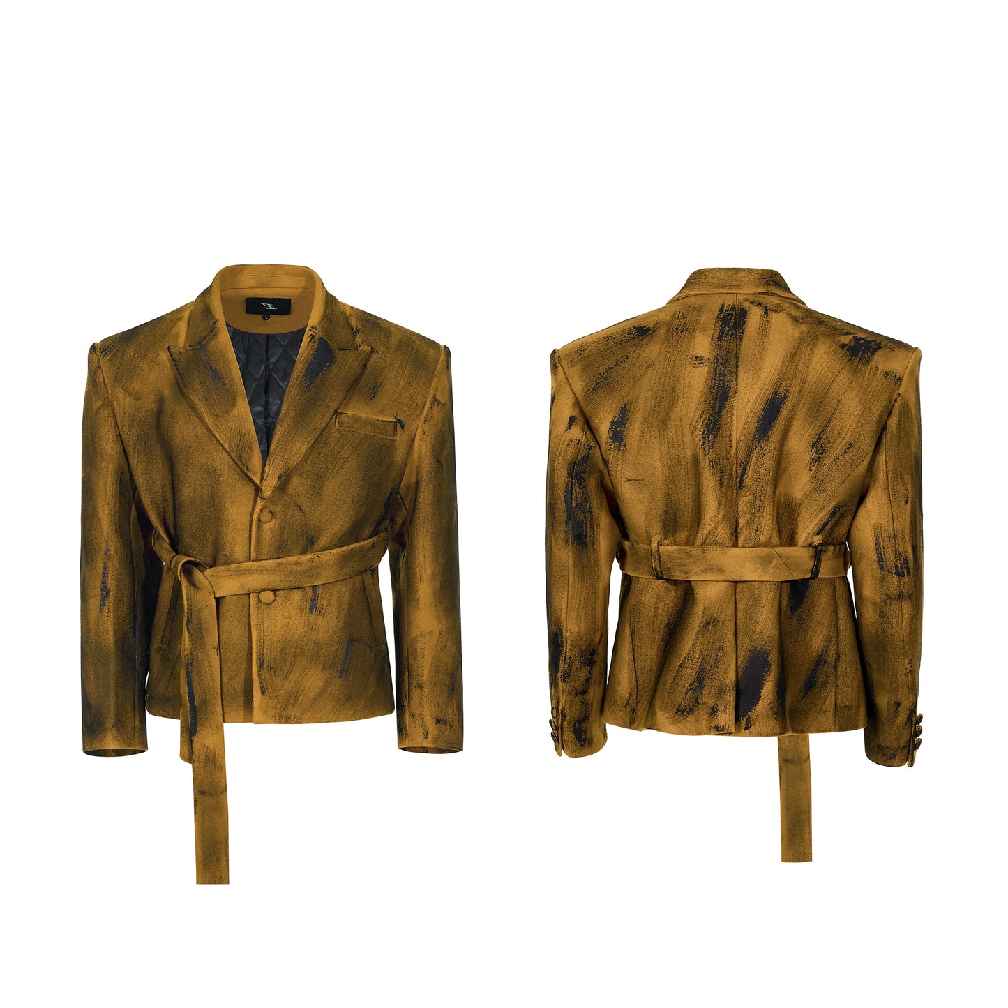 【25s Dec.】100% Wool Brushed Dirty Wool Suit Jacket