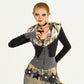 【25s Oct.】Hot Girl Leopard Print Fur Collar Knit Cardigan