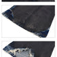 Heavy Waxed Flared Tassel Jeans