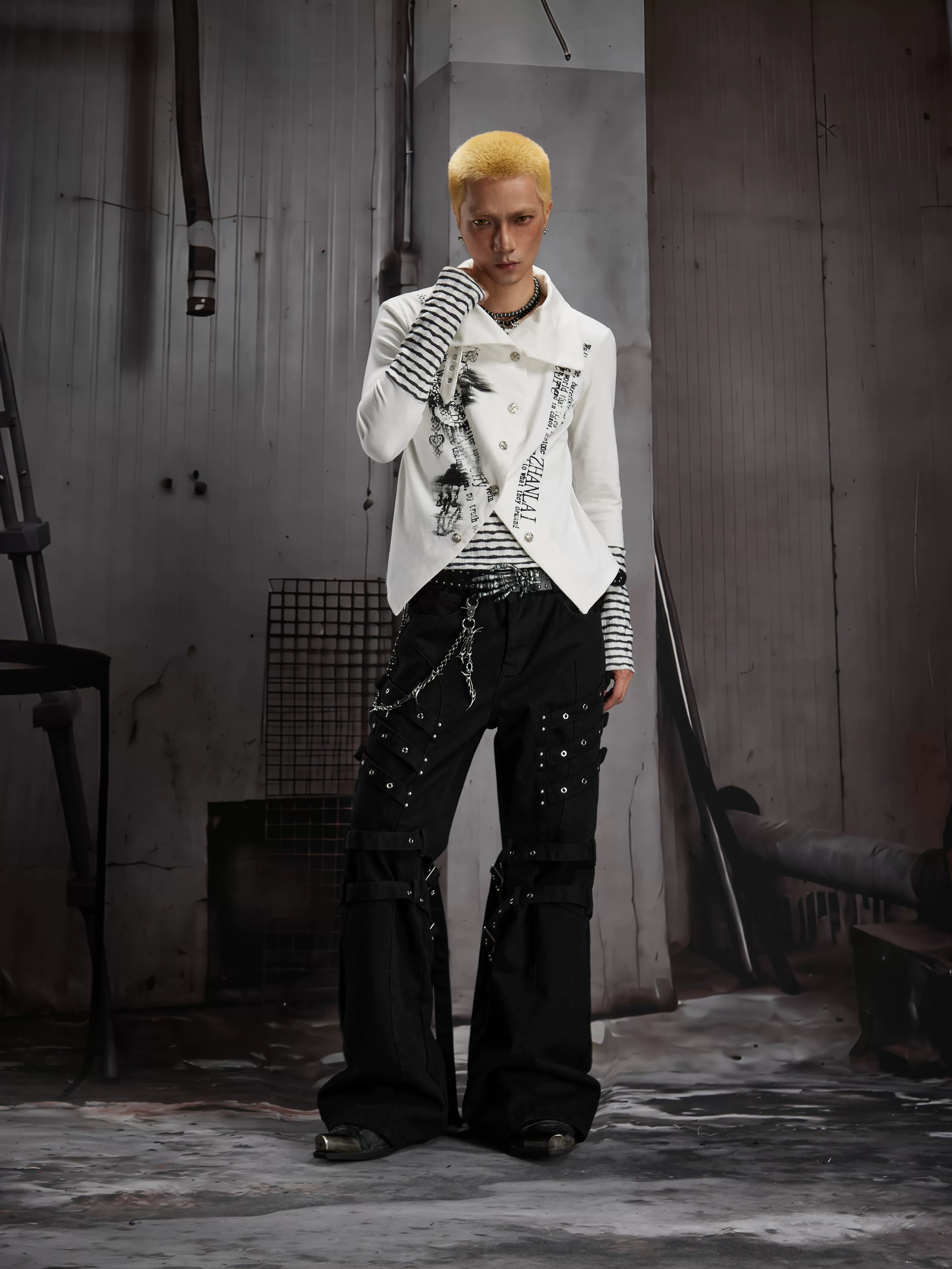 Y2K Contrast Layered Long Sleeve Tee