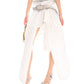 【25s Apr.】Temperament Suit Tie Irregular Skirt
