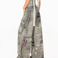 【25s Aug.】Heavily Detailed Chain Digital Print Jeans