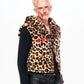 【25s Dec.】Leopard Print Fur Hooded Vest
