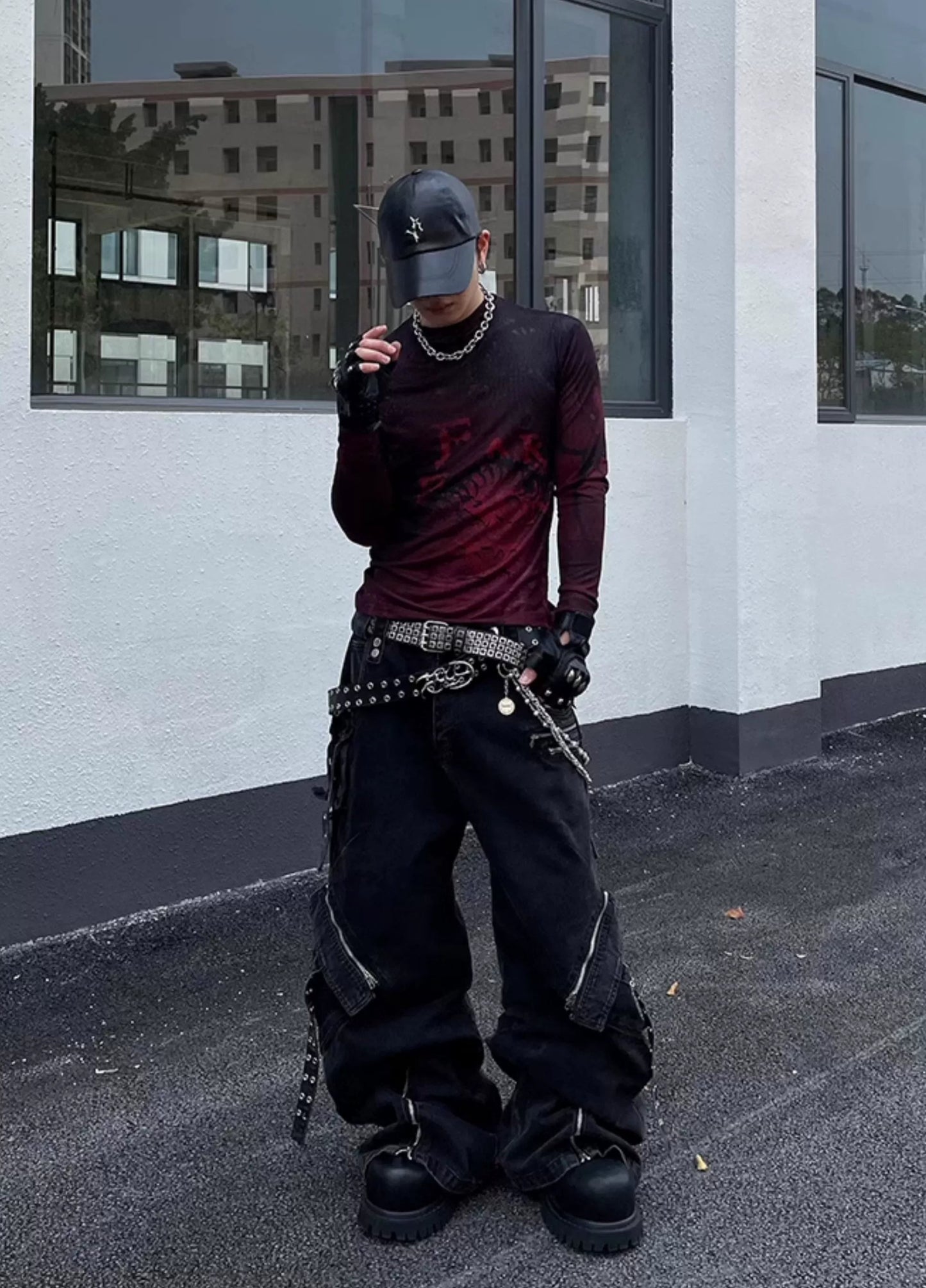 【25s May.】Turtleneck Mesh Bottoming Shirt