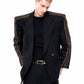 Vertical Striped Double-breasted Elegant Suit