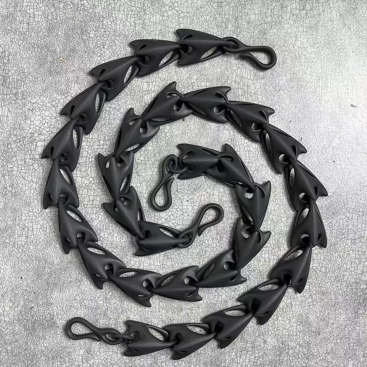 Cyber Gothic Spine Waist Chain
