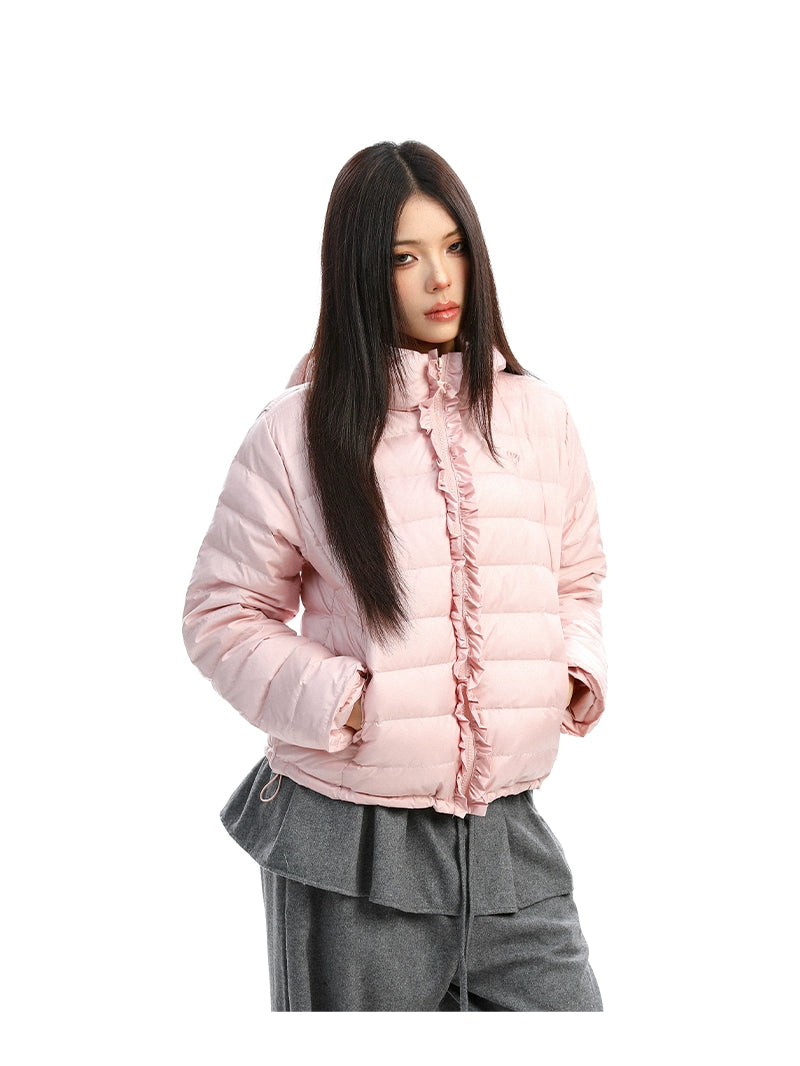 【25s Dec.】Sweet Little Devil Horn Hooded Down Jacket