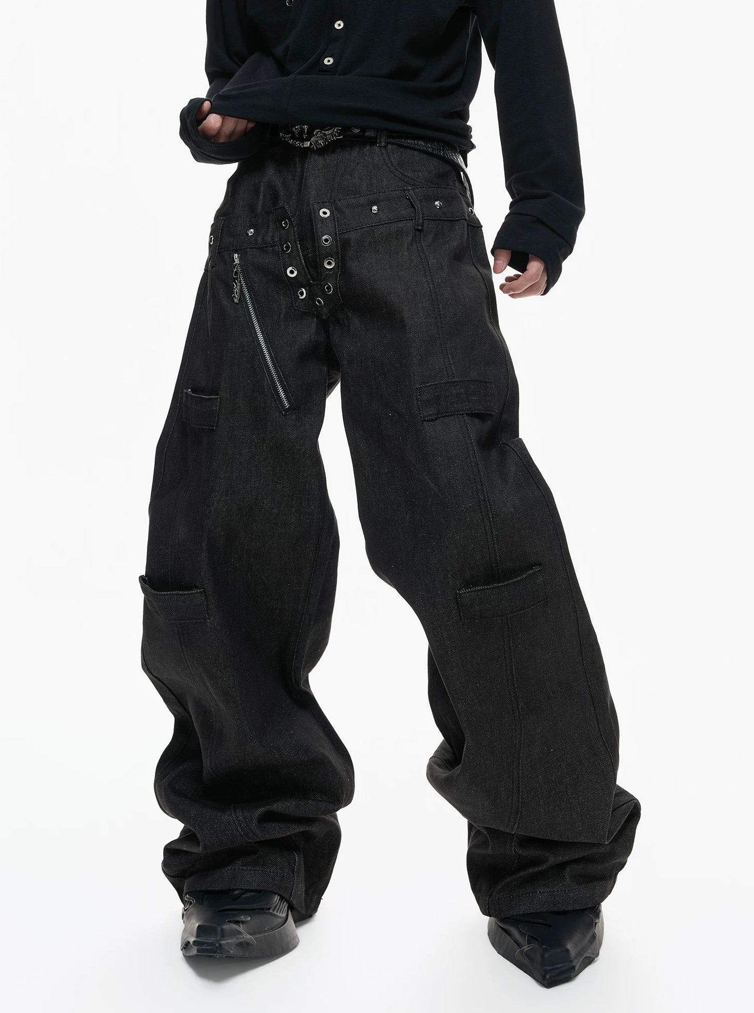 【26s Apr.】Raw Selvedge Double Waist Straight Denim Pants
