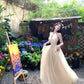 【25s Apr.】French Halter V-Neck Corset Waist Dress