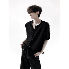 Clean Fit Knit Cardigan Tee