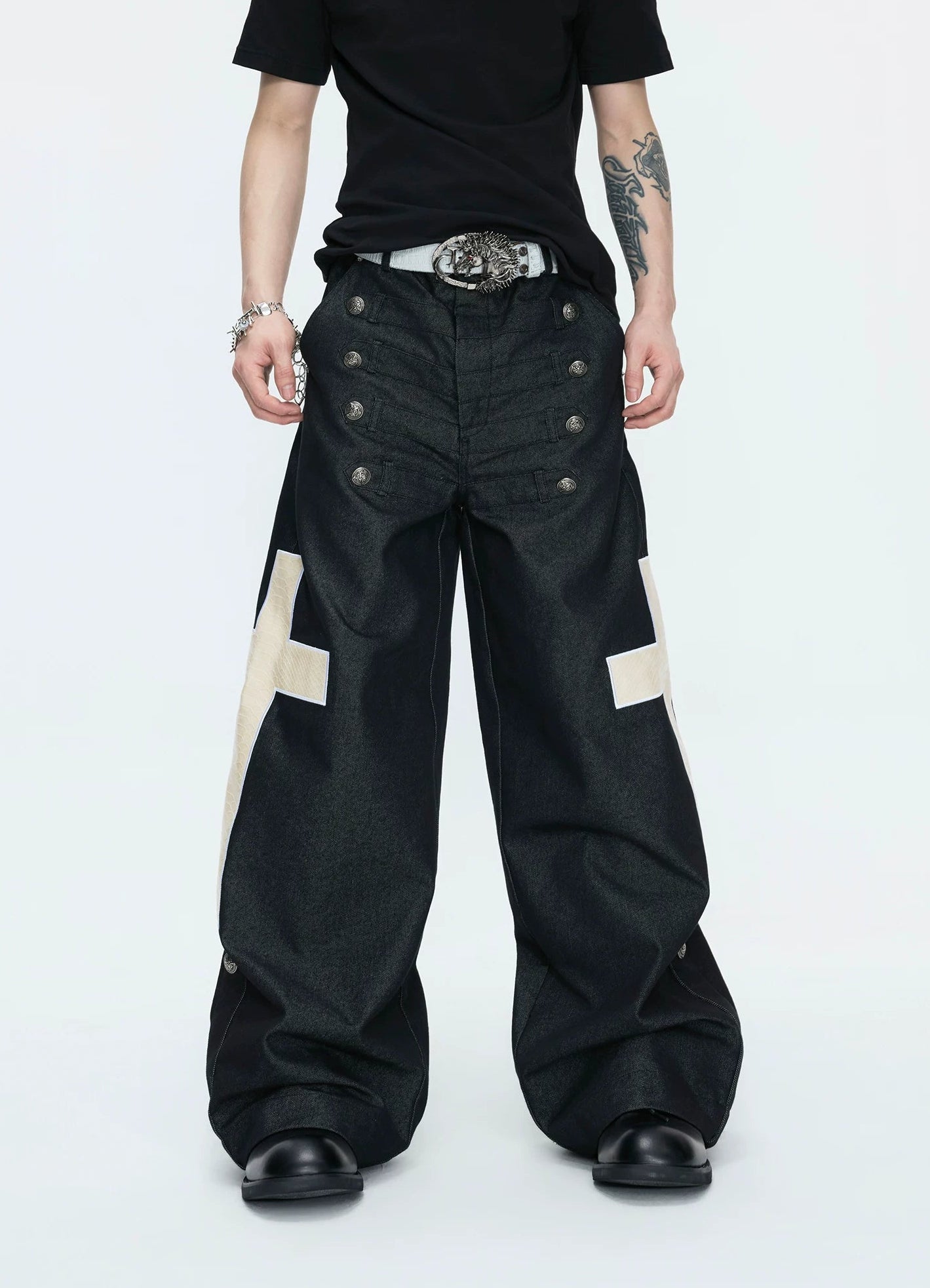 【26s Apr.】Napoleonic Double-Breasted Tee & Cross Pants