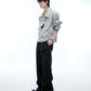 【25s Aug.】Striped Scarf and Ribbon V-neck Top