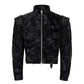 【25s Dec.】Cyberpunk Embroidered Motorcycle Leather Jacket