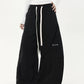 【25s Jul.】Fleece-Lined Deconstructed Blade-Cut Wide Pants