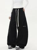【25s Jul.】Fleece-Lined Deconstructed Blade-Cut Wide Pants