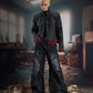 【25s Oct.】Dark Deconstructed Patchwork Leather Jacket