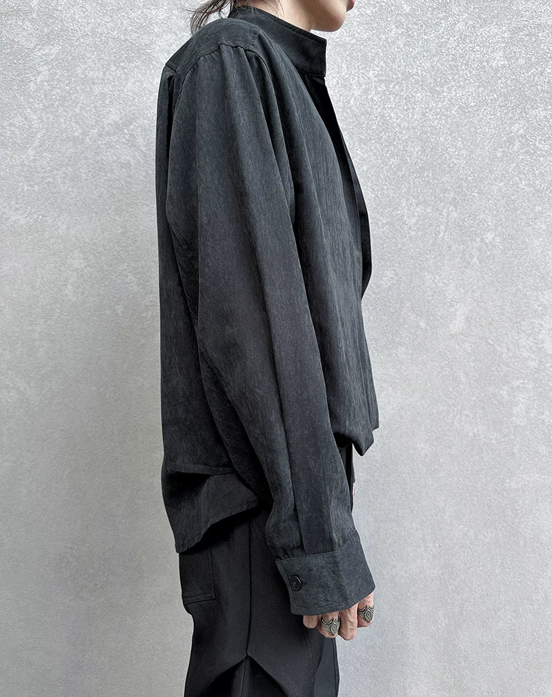 Relaxed Long Sleeve Casual Shirt