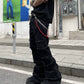 【25s Jun.】Distressed Frayed Patchwork Denim Jeans