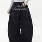 【25s Jul.】Lettering Embroidered Pleated Paratrooper Overalls