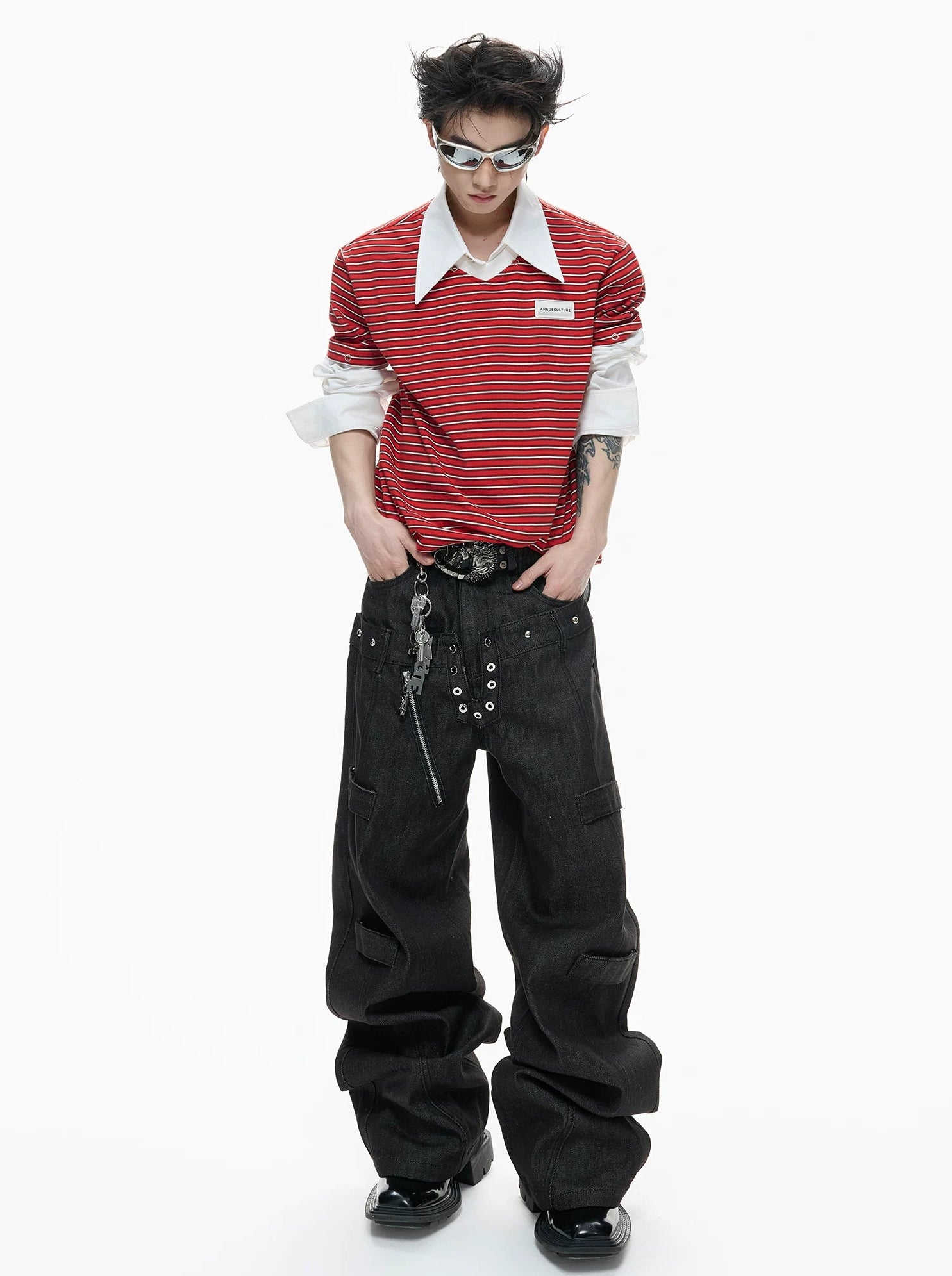 【26s Apr.】Raw Selvedge Double Waist Straight Denim Pants